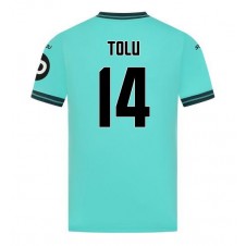 Wolves Tolu Arokodare #14 Bortatröja 2025-26 Korta ärmar